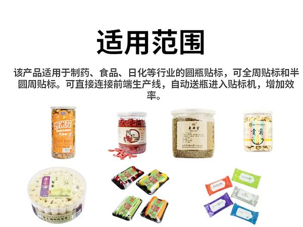 成都全自動(dòng)貼標(biāo)機(jī)適用范圍